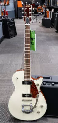 Gretsch Guitars - G5210T-P90 Electromatic Jet Two 90 Single-Cut with Bigsby, Laurel Fingerboard - Vintage White 2